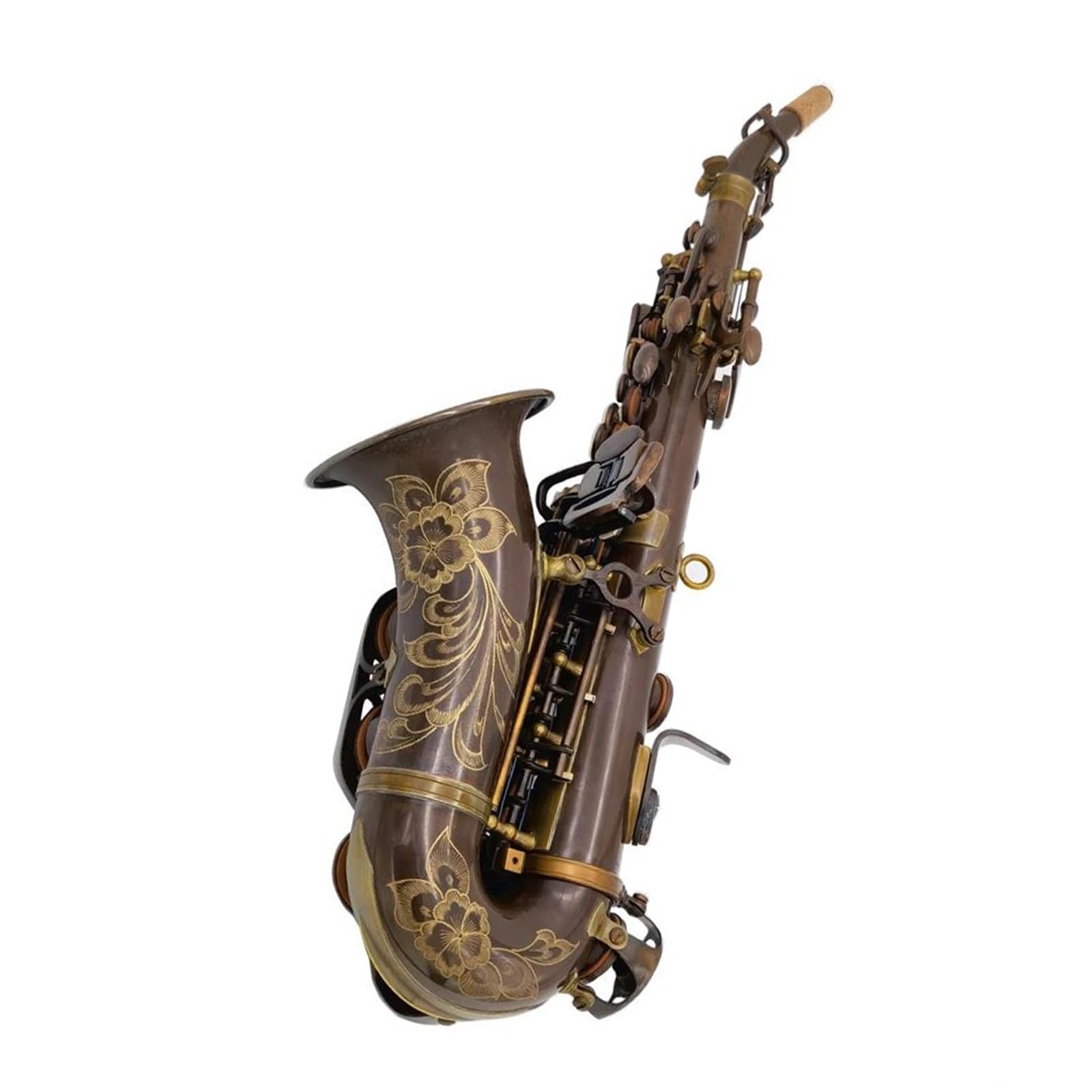 Sassofoni per gli amanti della musica Strumento musicale per sassofono soprano color caffè