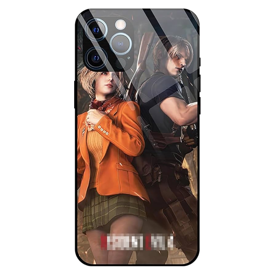 バイオハザード Re:4 オリコカード 特典 ケース レオン アシュリー グッズ Amazon.co.jp: スマホケース レオン・S・ケネディ アシュリー
