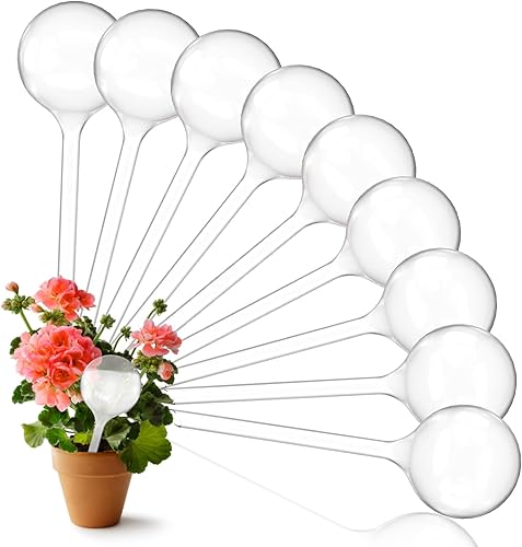 Miniatura 8 de AOPANDA Globos de riego para plantas, inserto de maceta de riego automático, bombillas de riego automático de plástico, gran capacidad, para plantas