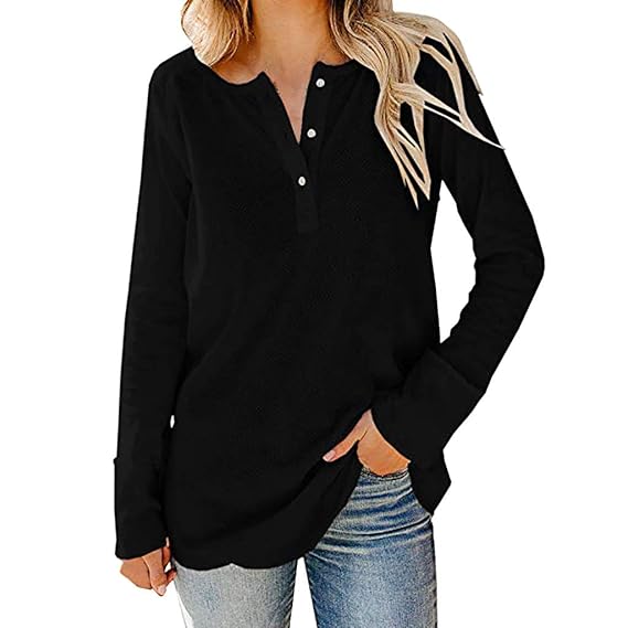 button pullover t shirt