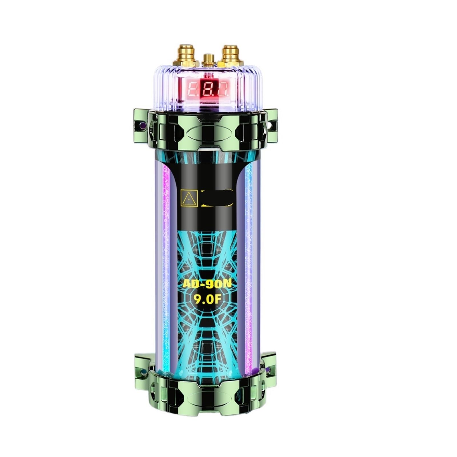 Régulateur de tension pool 9F avec condensateur audio de voiture pour caisson de basses