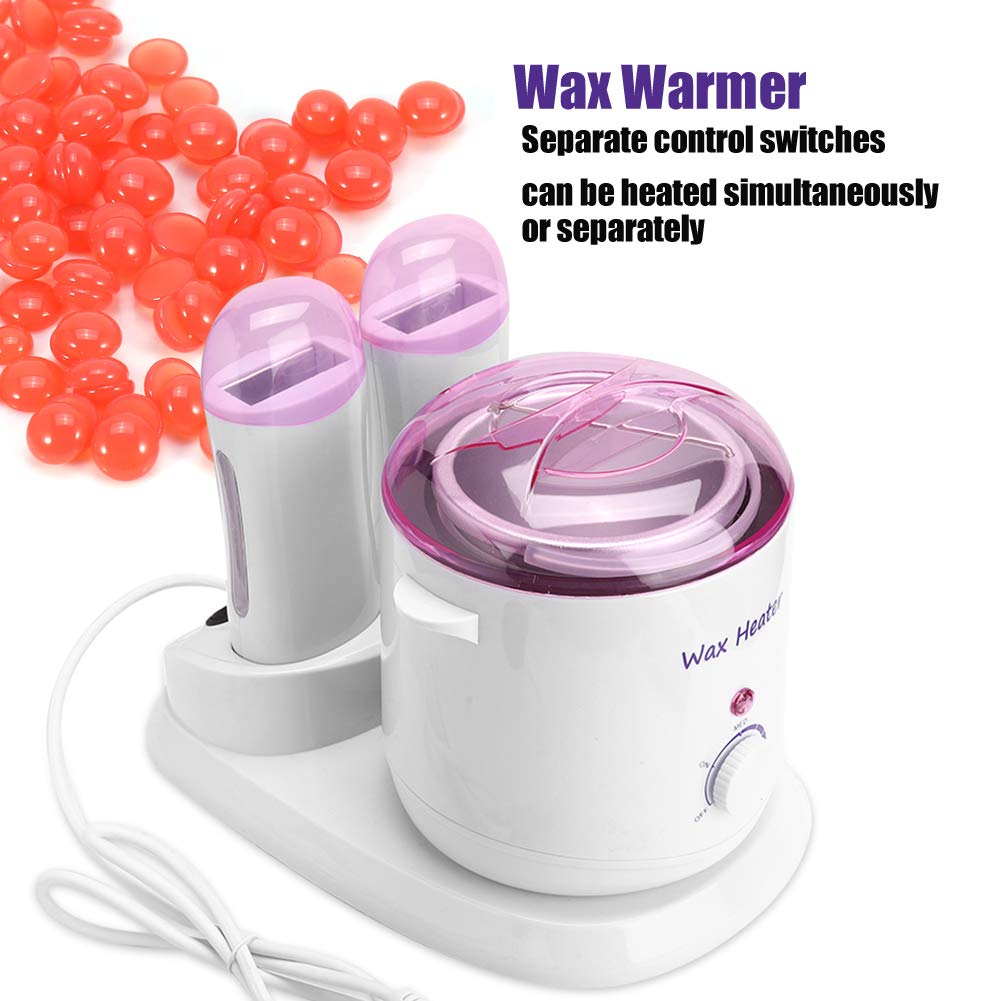 Chauffe Cire Epilation, 180W Salon Chauffe Cire Epilation Professionnelle 800 ML Machine à cirer réglable pour Le Corps(European Standard 220V)