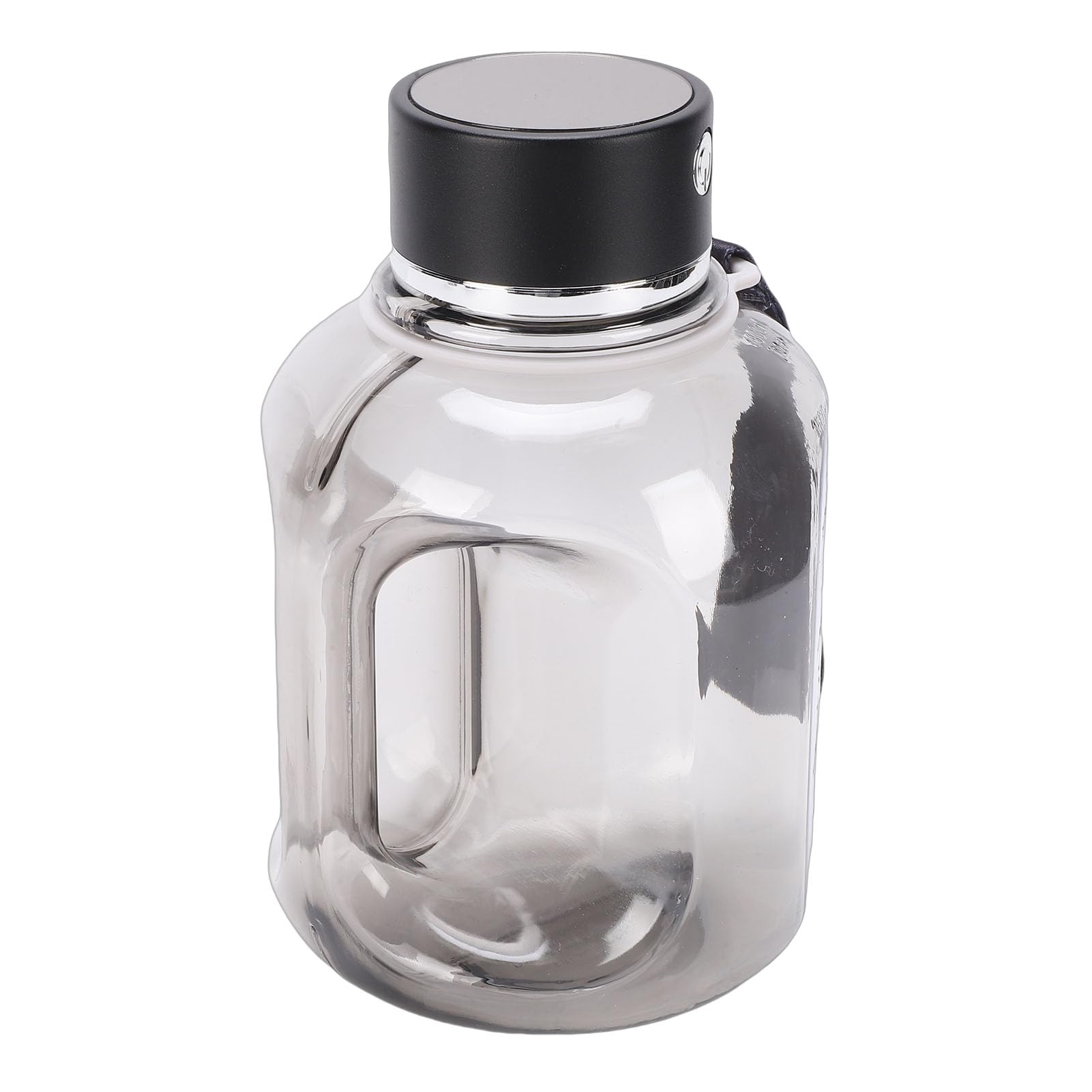 Bouteille d'eau à Hydrogène, Bouteille d'eau de Sport à Hydrogène 1,8 L, Carafe Portative avec Générateur 'eau Riche en, Générateur 'eau à Rechargeable, Idéale pour la Maison, le (BLACK)