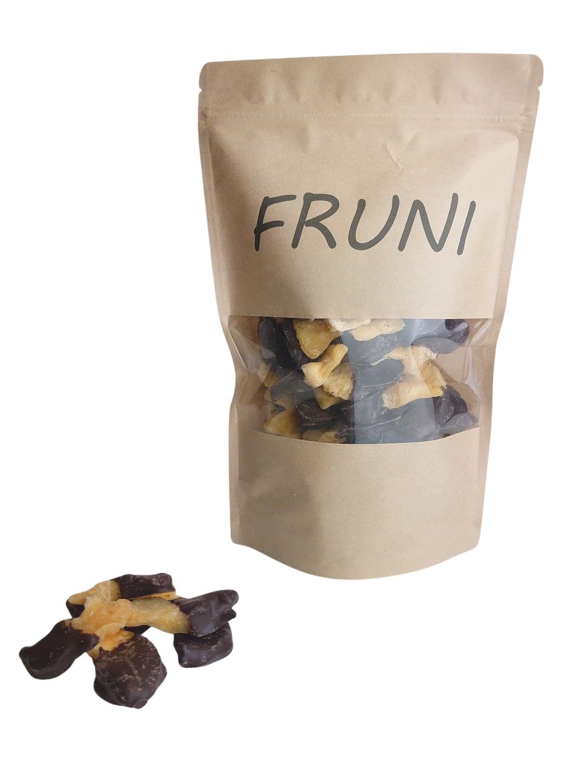FRUNI Ananas Stücke Zartbitter (1000g)