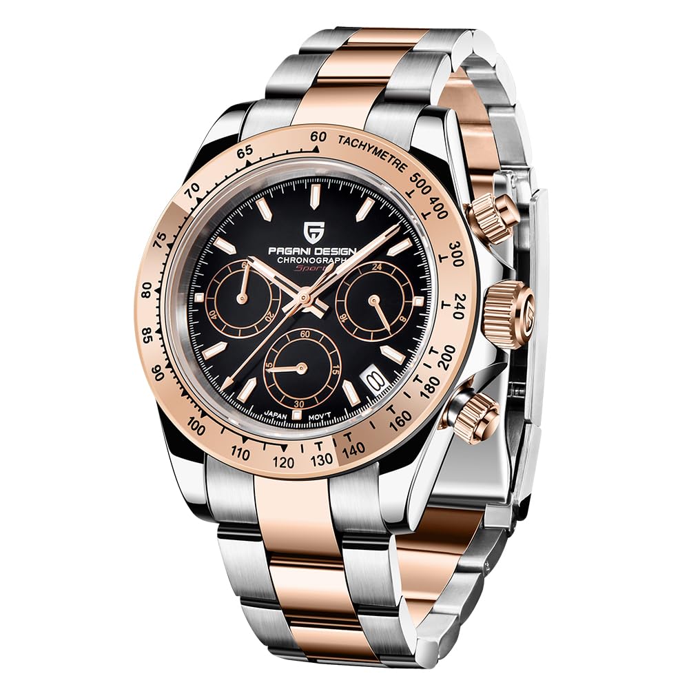 Amazon.com: Pagani Design Men's Chronograph Watch, VK63 Quartz
