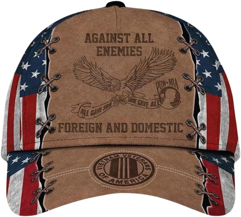 Premium Vietnam Veteran Hat, Veteran Hat for Men, Military Gift for Grandpa Dad Husband, Adjustable Strap Back