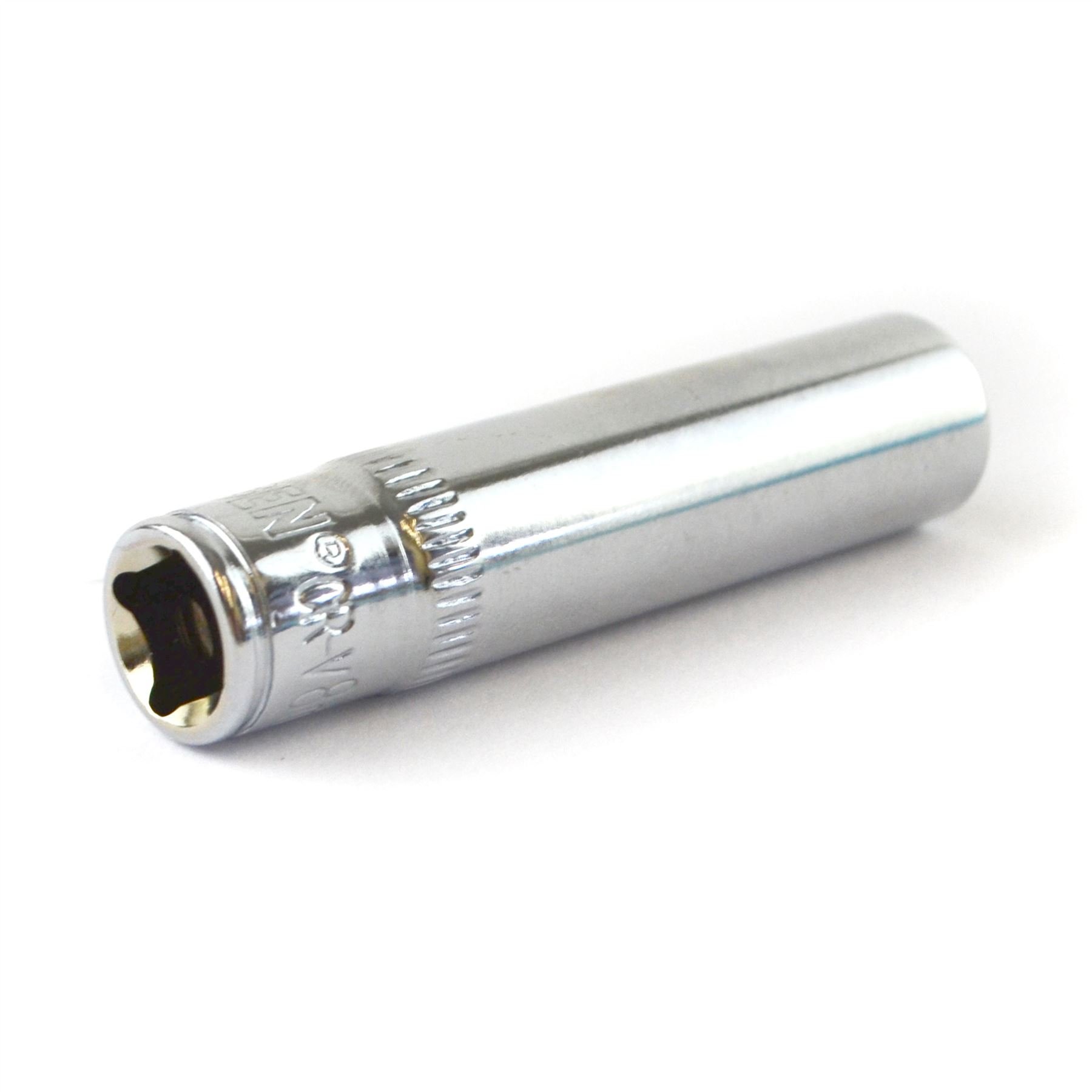 8 Mm Doppel-Sechskant-Stecknuss – 1/4 Zoll Antrieb, Chrom-Vanadium-Stahl, Für Enge Bereiche