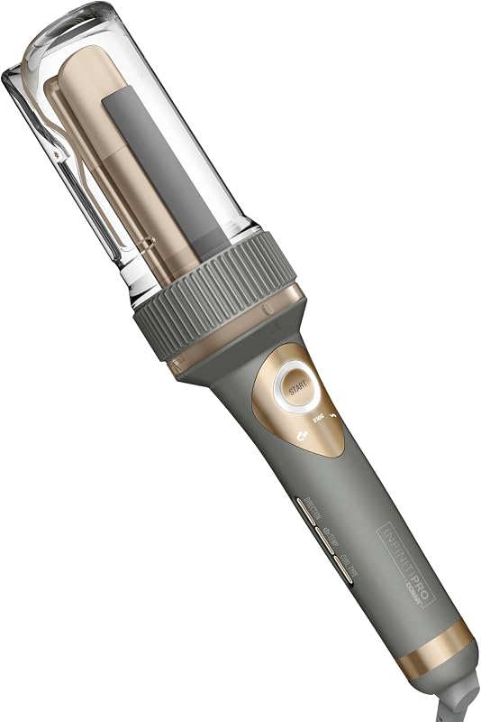 Rizador automático INFINITIPRO BY CONAIR Curl Secret - Barril de 1 1/4 pulgadas - Rizador de cabello para todo tipo de cabello y longitudes de cabello medio a largo - Doble voltaje para viajes por todo el mundo