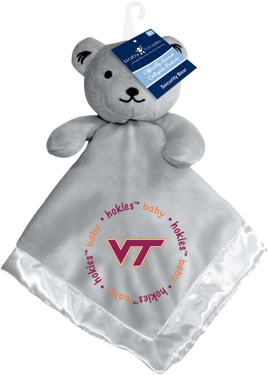 Baby Fanatic NCAA Virginia Tech Hokies Security Bear Blanket, One Size, Gray - Image 2