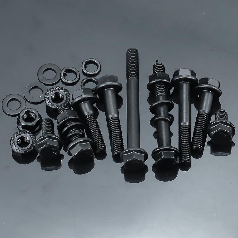 M10 Hex Bolts with Nuts & Washers - 10 Sets -6