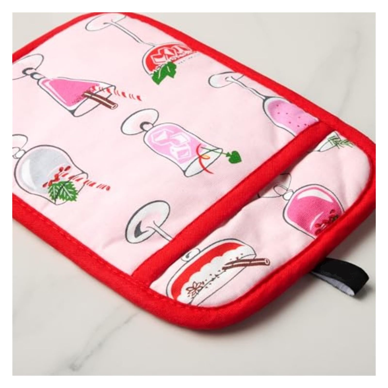Set de torchons de cuisine, torchons coton, moufles et manique | Serviettes douces et absorbantes avec moufles en silicone pour vaisselle et casseroles chaudes(Holiday Pets)