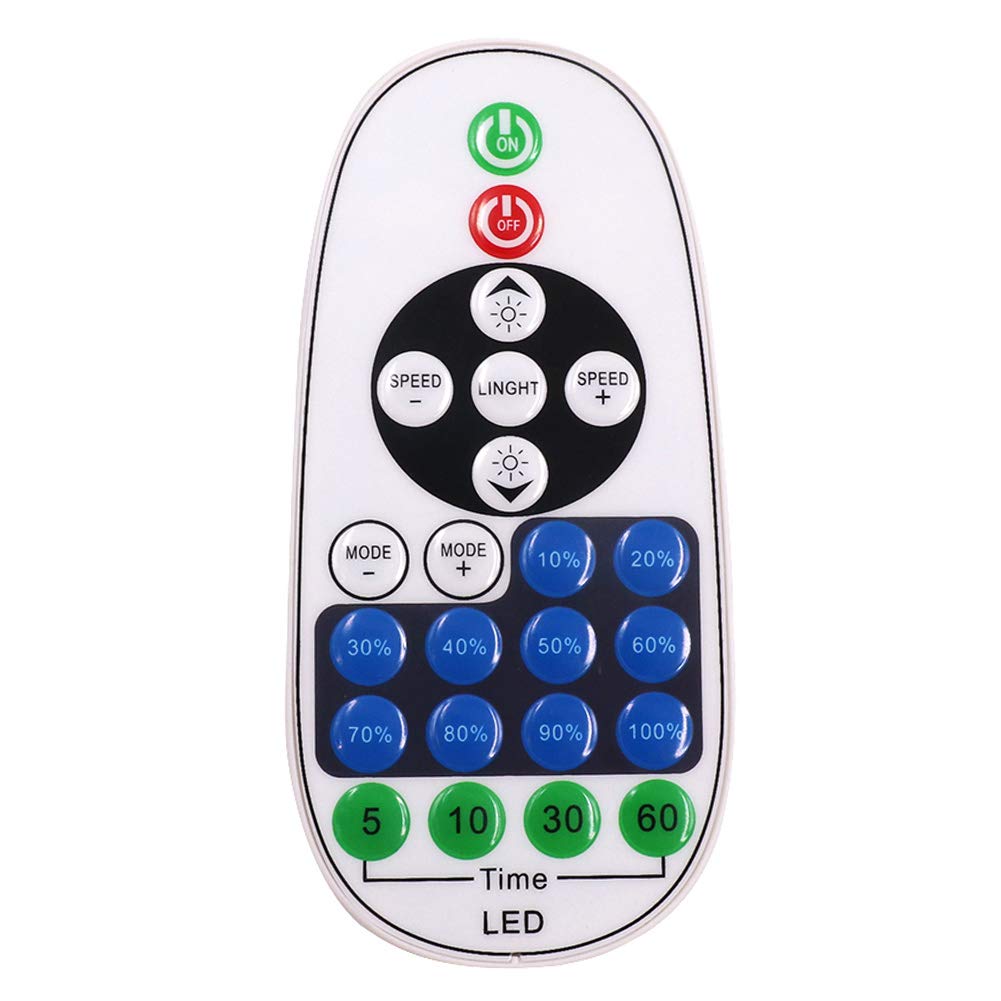 XUNATA 20m Tira LED con Mando a Distancia, Blanco Calido (60 LEDs/Metro) 5050 SMD LED Strip + Control Remoto RF de 23 teclas + 1500W LED Controlador, 220V Impermeable IP67 de Luces LED Kit Completo