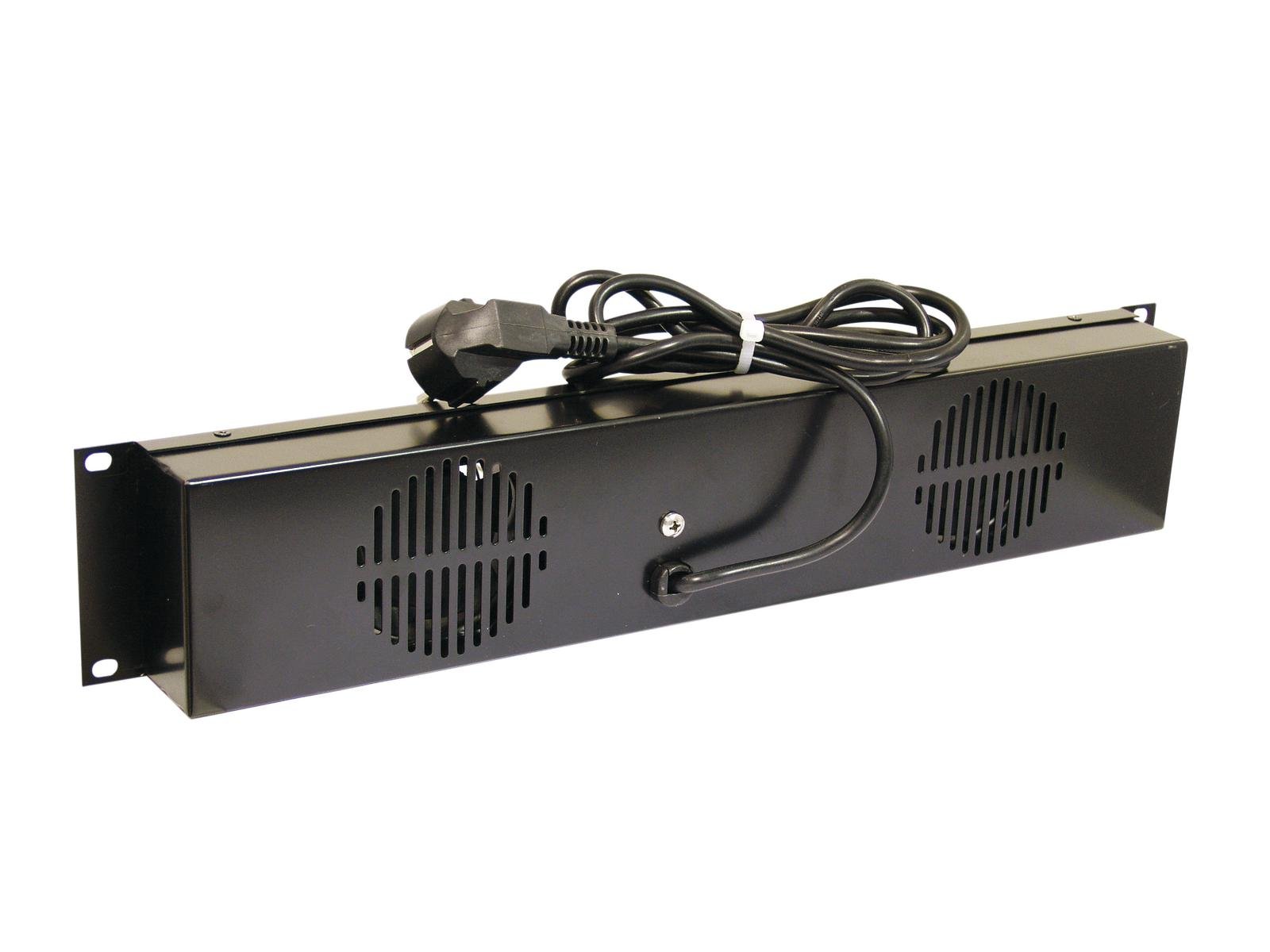 Omnitronic 30100820 - Panel Frontal Z-19 con 2 Ventiladores 2U
