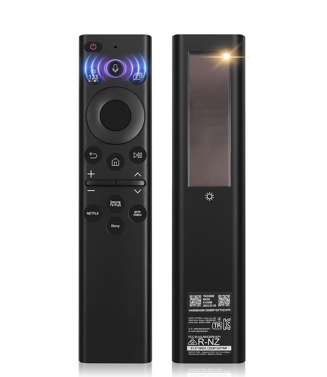 BN59-01385A Solar Voice Remote Control for Samsung Smart TVs Compatible with Neo QLED, The Frame and Crystal UHD Series,Type-C Charging (2021)-image-33