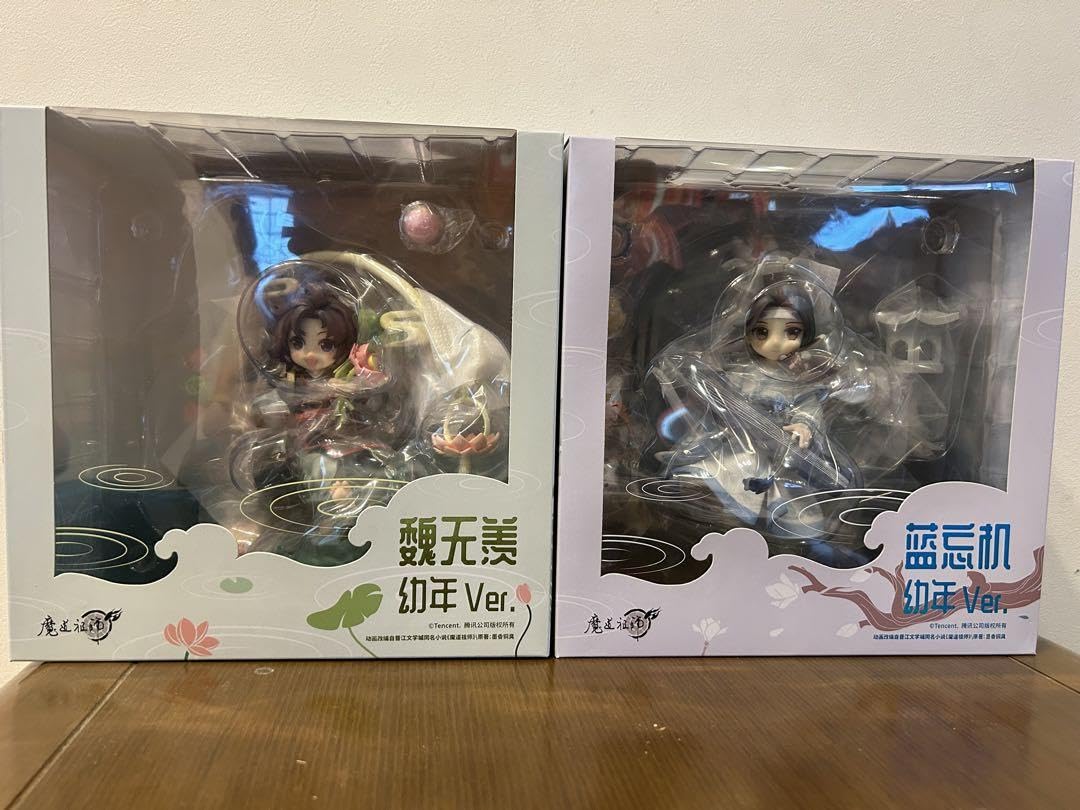 Amazon.co.jp: 魔道祖師 フィギュア 魏無羨 藍忘機 幼少期Ver : おもちゃ