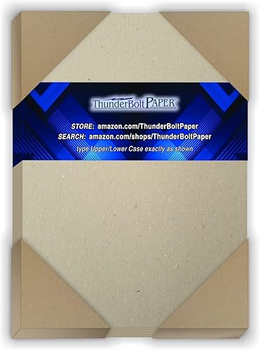 300 hojas de aglomerado de 46 puntos (punto) 5 x 7 pulgadas, peso pesado, foto  Tamaño de tarjeta .046 Calibre Cartón grueso Artesanía y embalaje