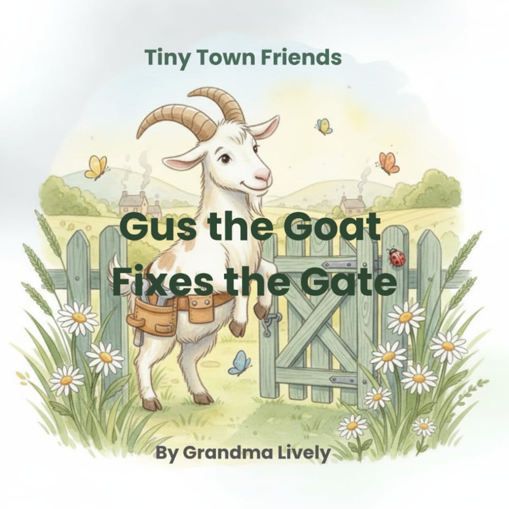 Gus the Goat Fixes the Gate: Book 4 (Tiny Town Friends)