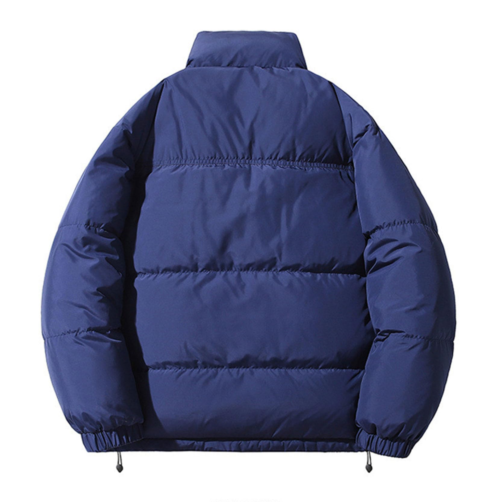Doudoune légère d'hiver en Duvet pour Hommes Veste Doudoune isolée Manteau Bouffante pour Neige Ski randonnée Voyage,Navy Blue,XL