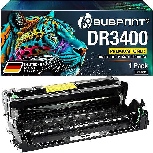 Bubprint Bildtrommel kompatibel als Ersatz für Brother DR-3400 für DCP-L5500DN HL-L5000D HL-L5100 HL-L5100DN HL-L5100DNT HL-L5100DNTT HL-L5200DW HL-L6400DW MFC-L5700DN MFC-L5750DW MFC-L6800DW