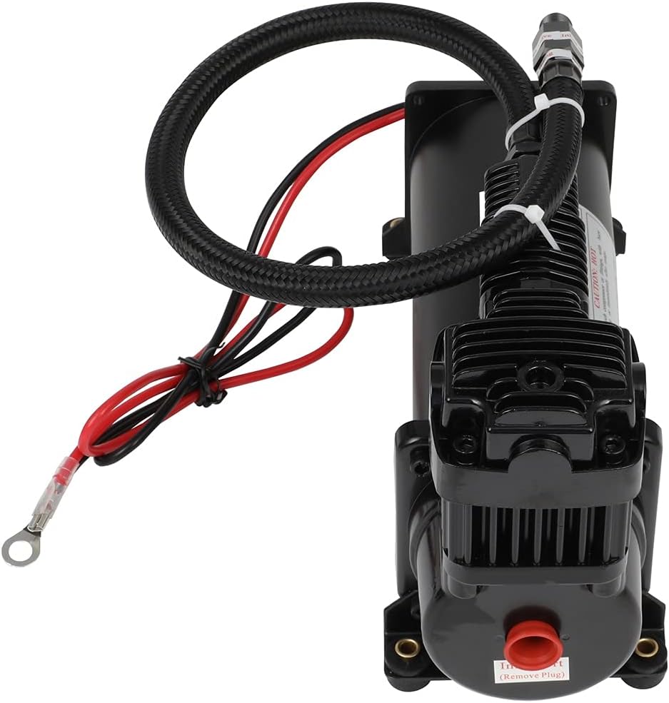 AINTIER 200 PSI 12V Heavy Duty Air Horn Compressor Universal Train Cars with Remote Mount Air Kit for Vehicles Semi Pickup Trucks Air Suspension Compressor Kit
