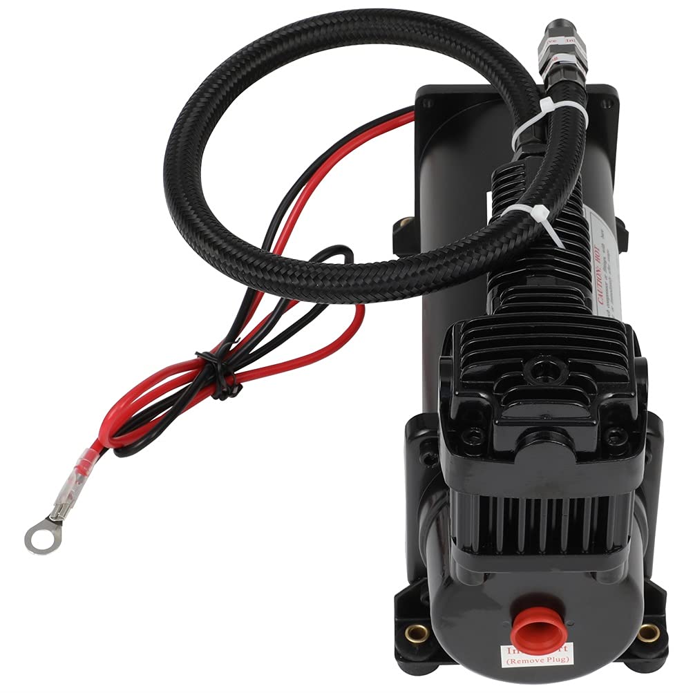 AINTIER 200 PSI 12V Heavy Duty Air Horn Compressor Universal Train Cars with Remote Mount Air Kit for Vehicles Semi Pickup Trucks Air Suspension Compressor Kit