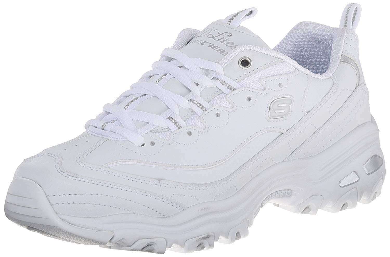 Skechers Women's D'Lites Memory Foam Lace-up Sneaker