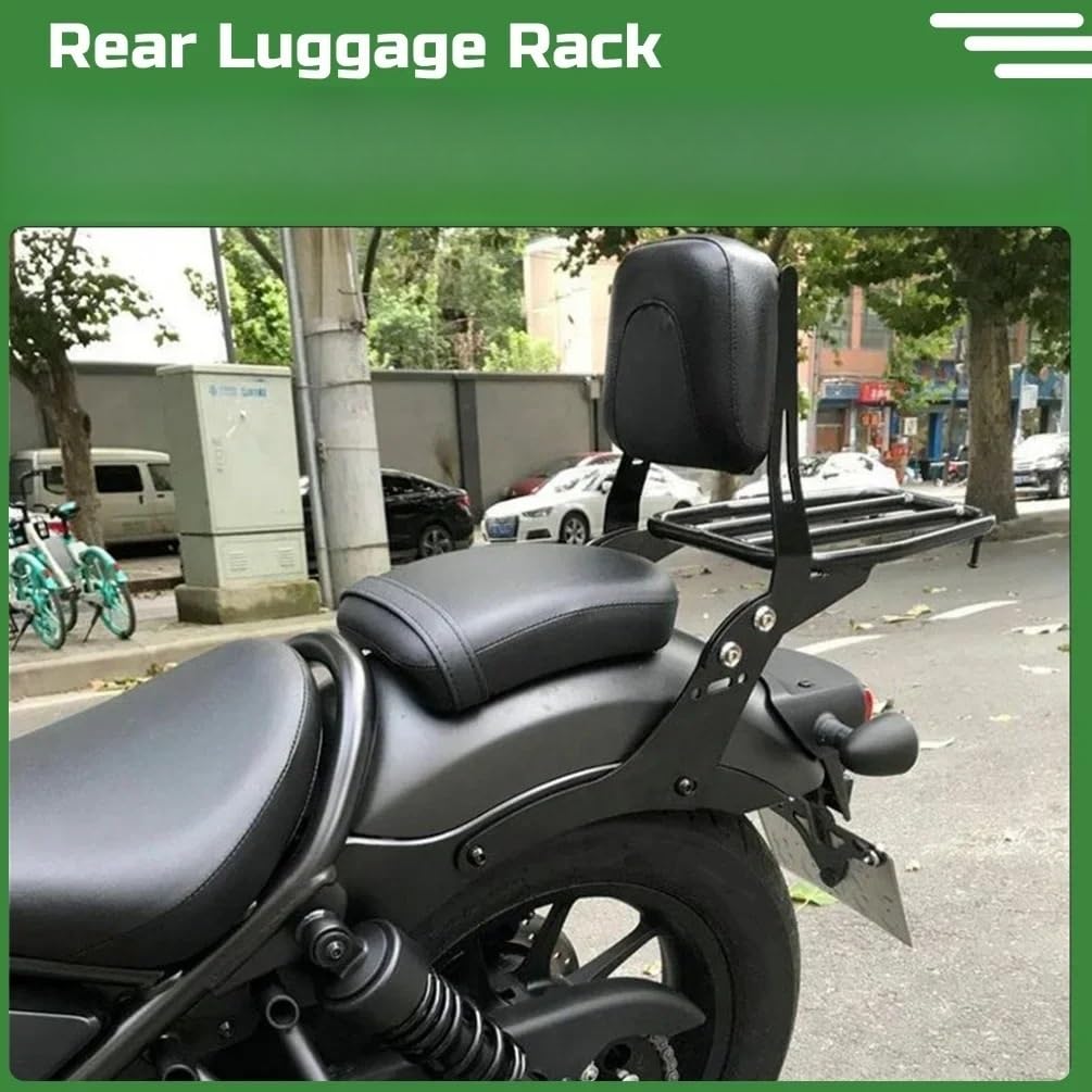 drążek Sissy z bagażnikiem Pasuje do Kawasaki Vulcan S 650 2015-2025 tylny bagażnik motocyklowy bagażnik pasażera oparcie Sissy Bar