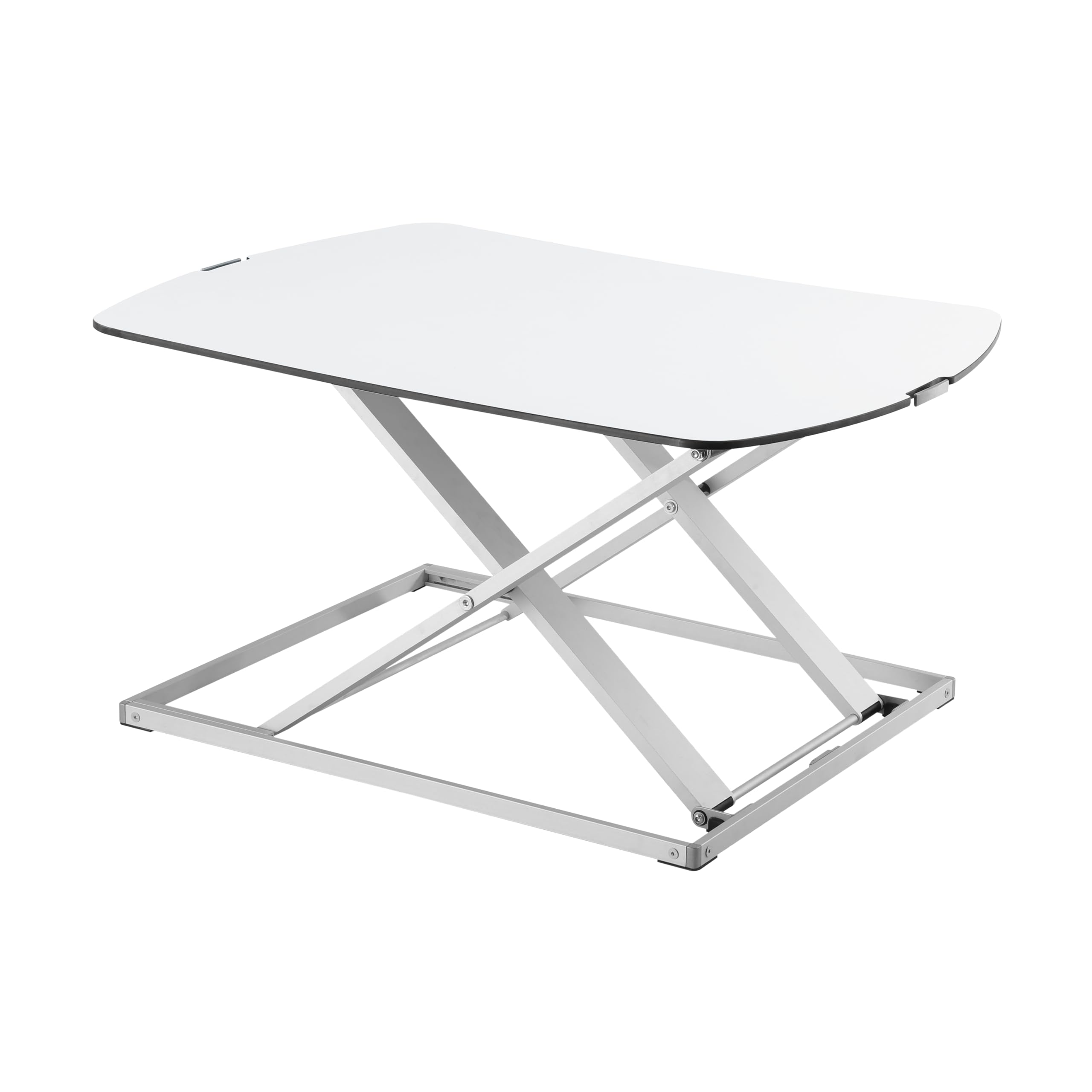 RICOO Schreibtischaufsatz höhenverstellbar TS1111 Stehpult Aufsatz Schreibtisch Ergonomisch Stehschreibtisch Tischaufsatz Stehtisch Klappbar Monitorständer