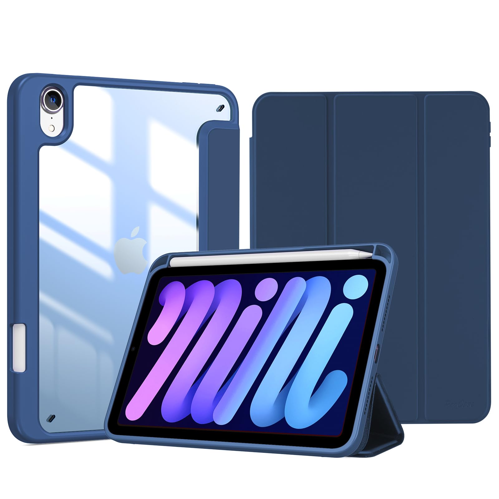 【カバー・Apple Pencil付】iPad mini Wi-Fiモデル Amazon.com: ProCase Smart Case for iPad mini 7th(A17 Pro) 2024