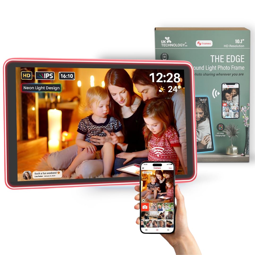 2025 ModelNewest Wi-Fi Digital Photo Frame, 10.1 Inch Digital Picture ...