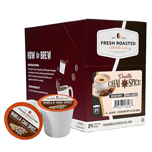 Miniatura 115 de Fresh Roasted Coffee, Tostado italiano, oscuro, 96 cápsulas para cafeteras K Cup
