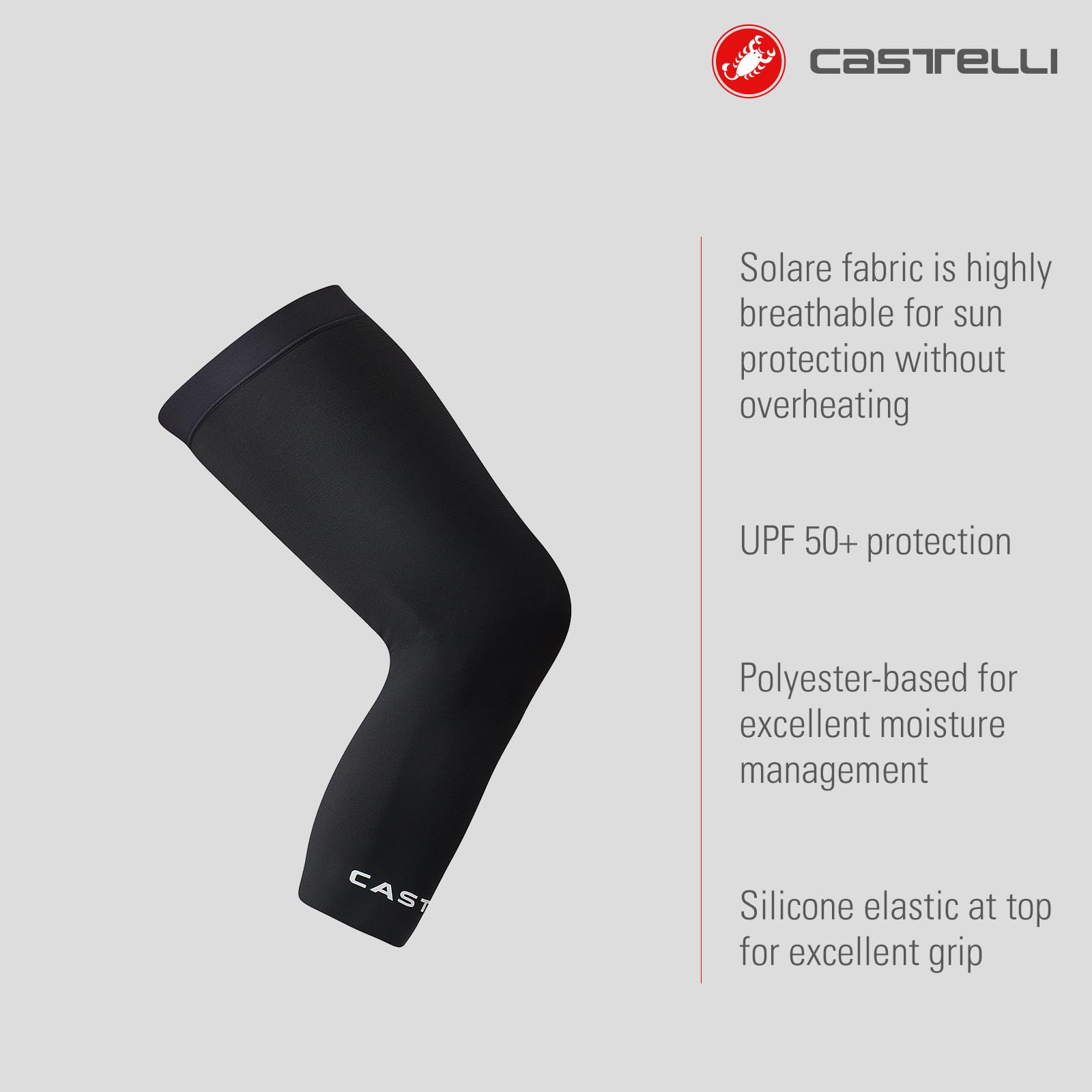 CASTELLI Unisex Upf 50+ Knee 3 Sleev Leg Sleeve (1er Pack)