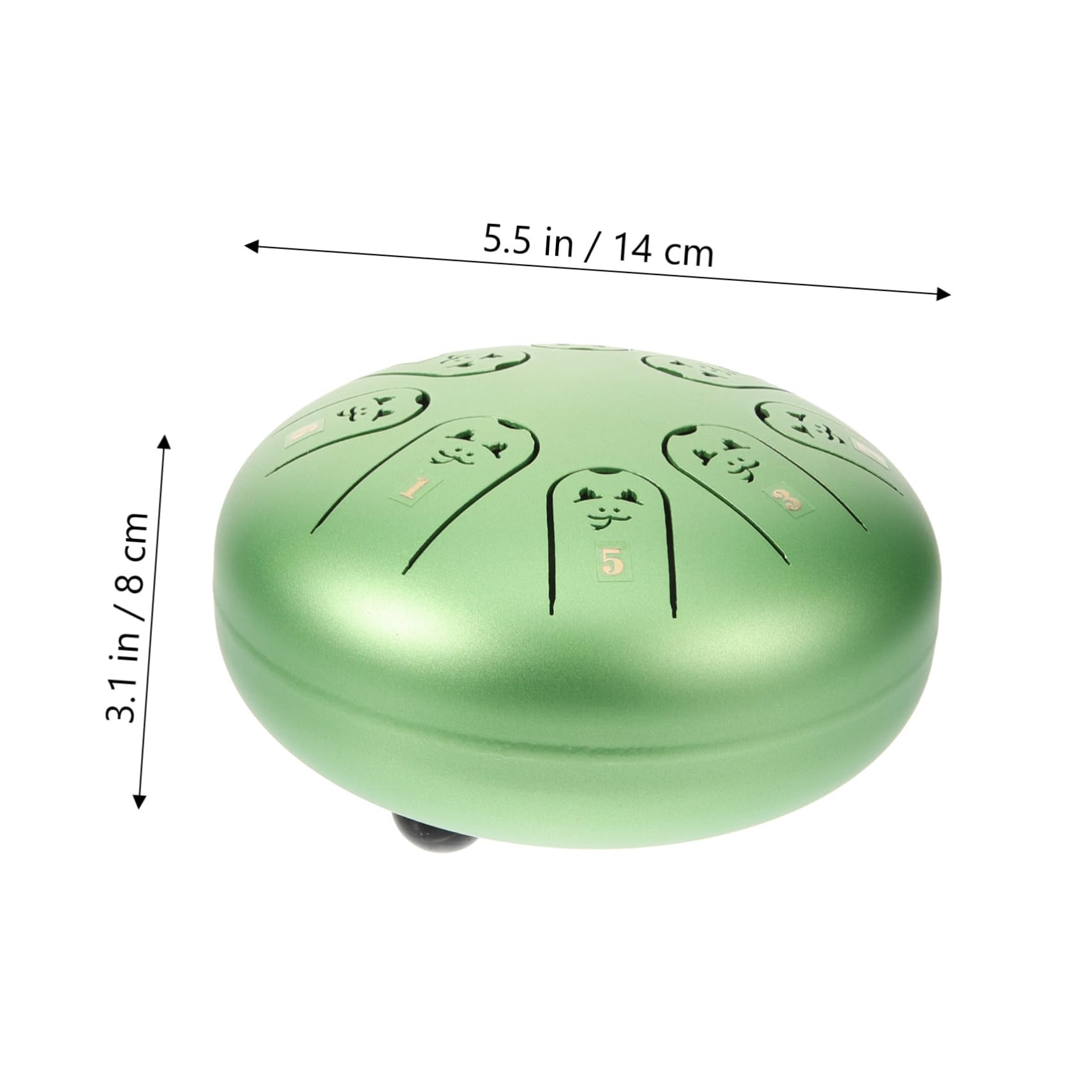 Totority Drum for Ages 5.5 Inch Steel Tongue Drum for Boys and Girls Beginners and Adults Random Color