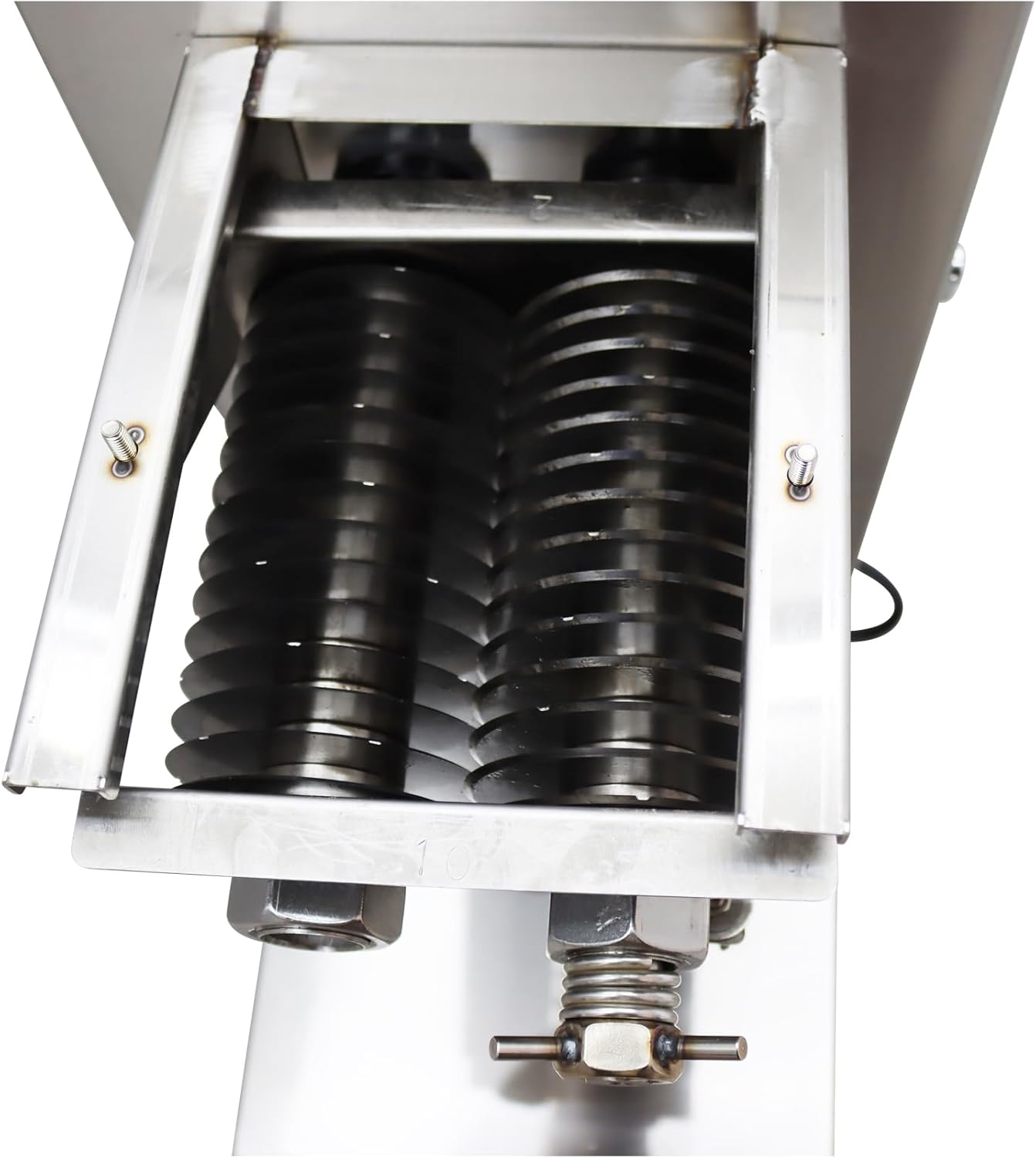 110V TJ-130L Stainless Commercial Meat Slicer Quick Slicing Granulator with 15mm Blade 400KG/H 750W