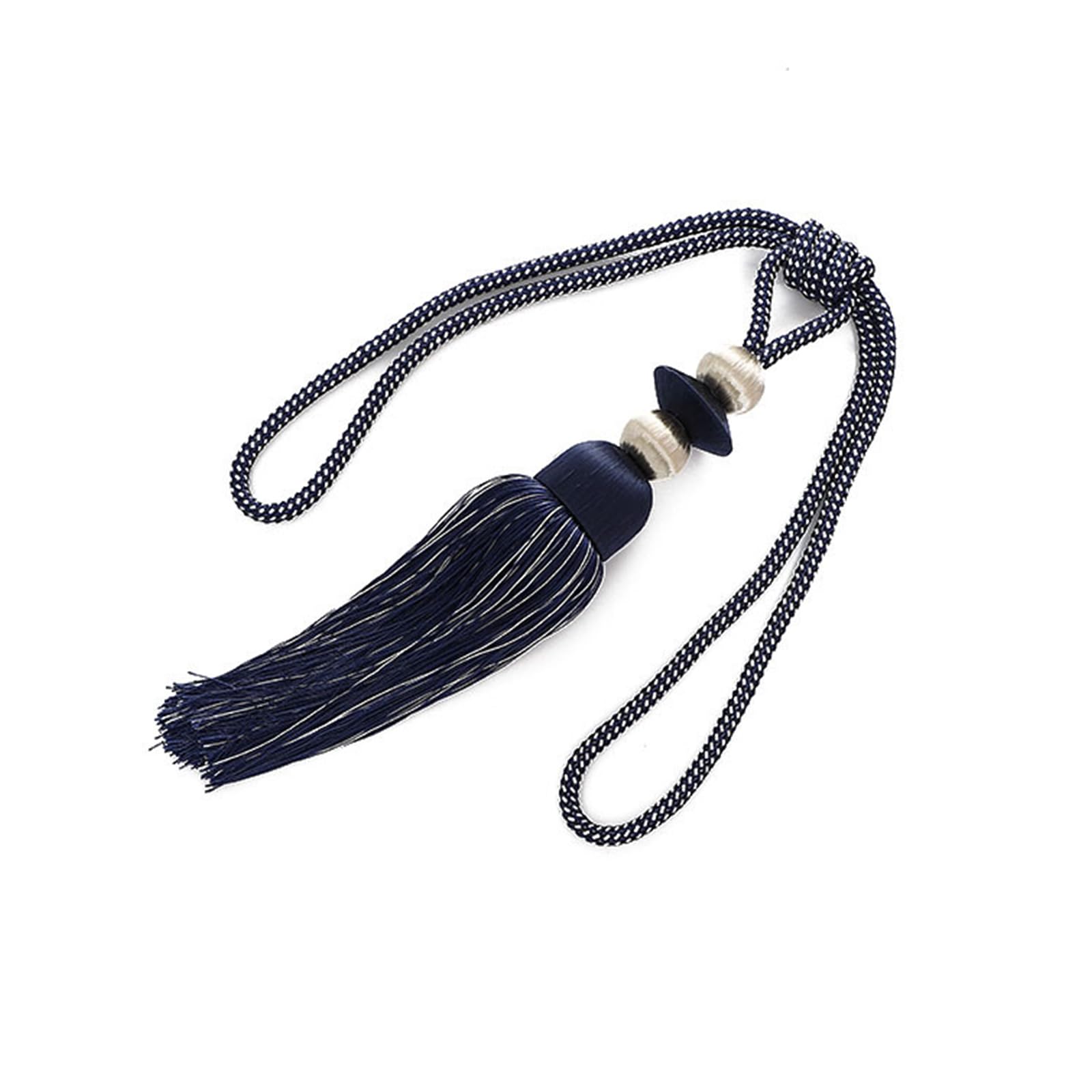 Sangles de Rideau Attache de Rideau en Boule magnétique Dos de Corde Clips de Boucle Tiges d'accessoires Accessoires Porte-Crochet Décorations pour la Maison Bleu