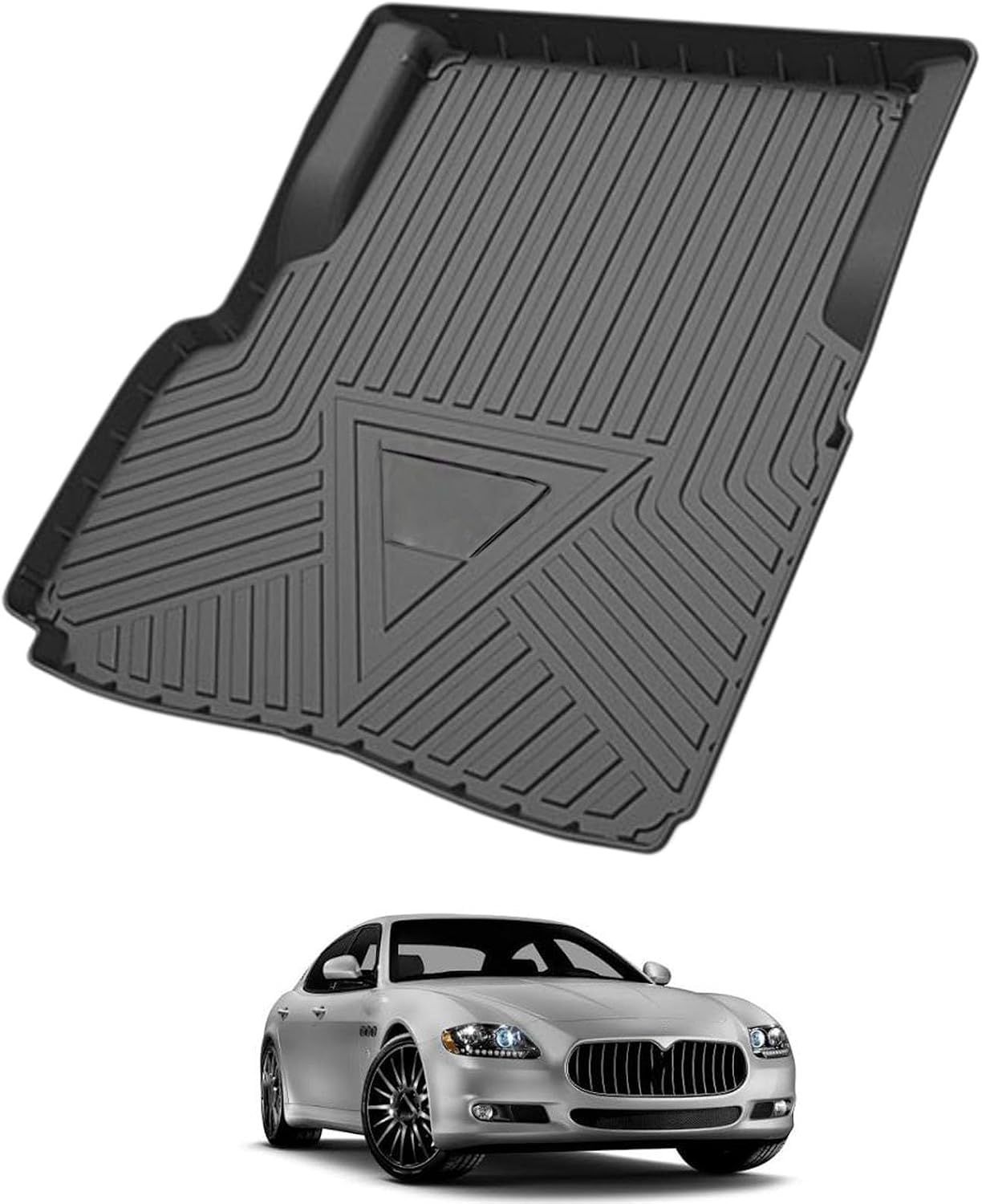PLAKDFUU Bootmat for Maserati Quattroporte 2013 easyclean protector