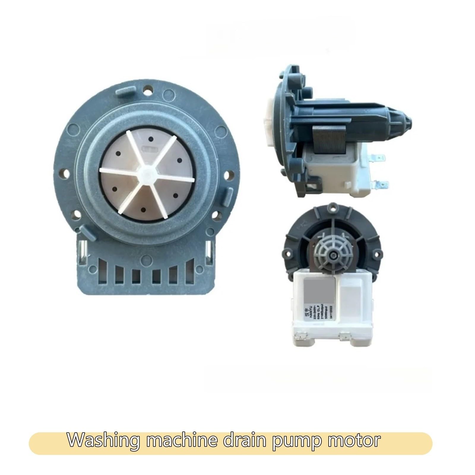 Waschmaschinen-Ablaufpumpenmotor, Kompatibel for Midea, B30-6A 220–240 V, 50 Hz, Trommelwaschanlage, Entwässerungsteile