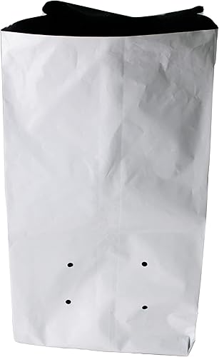 Miniatura 5 de HFS (R Poly Grow Bag Planters, Panda Film, Negro y Blanco (7GAL-25PC)