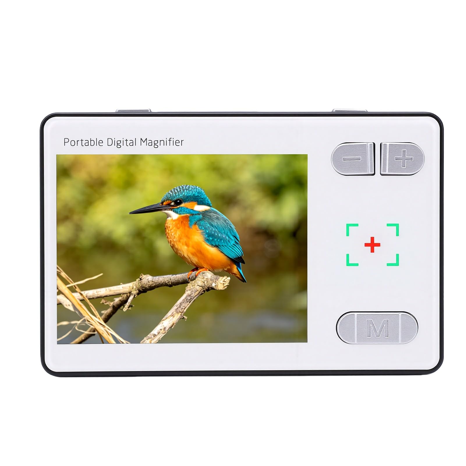 Lupa Digital Ayuda de Lectura Electrónica Zoom 2-32x | Lupa digital portátil Ayuda de lectura electrónica Pantalla LCD de 3,5 pulgadas 26 modos de color