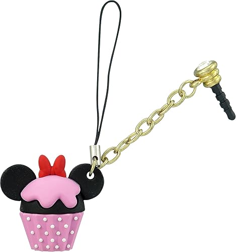 Disney 24982 Minnie Cupcake D-Lish Treats - Dije para teléfono, multicolor, 1 pulgada