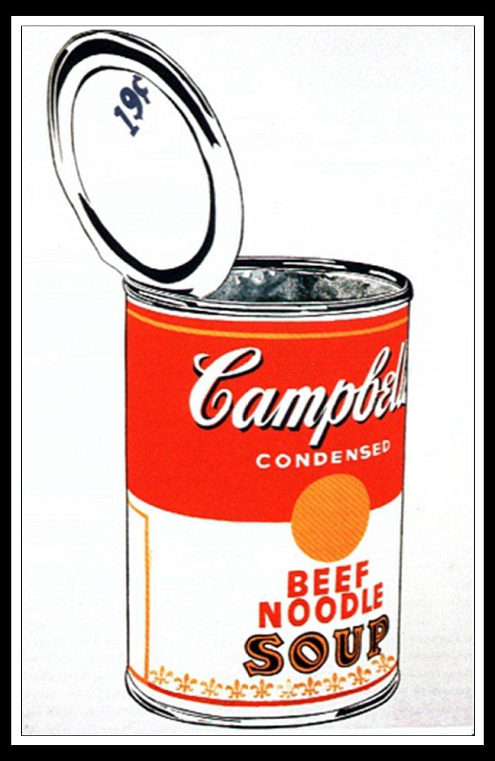 SYSMYXGS DIY Painting by Numbers Kits for Adults Kids Beginners Paint by Numbers Set with Brushes Acrylic Pigment Oil Painting Canvas Wall ArtsArts Craft for Home Wall Decor — Campbell S Soup Can