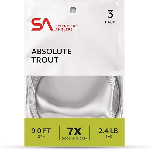 Scientific Absolute Trout Leader fly-leader, Clear