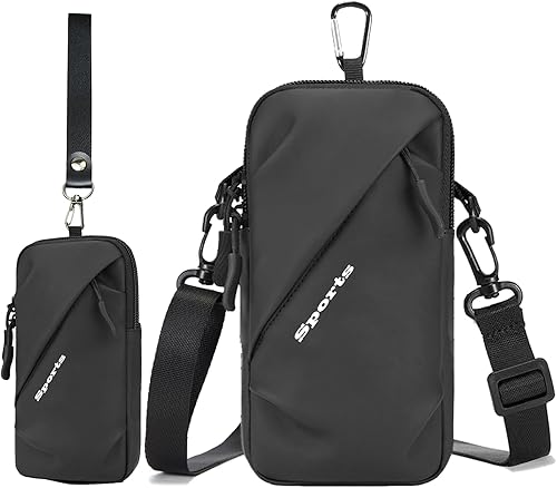 Miniatura 8 de Funda para teléfono celular con correa cruzada ajustable y correa para la muñeca, bolsa transparente para teléfono celular compatible con pantalla