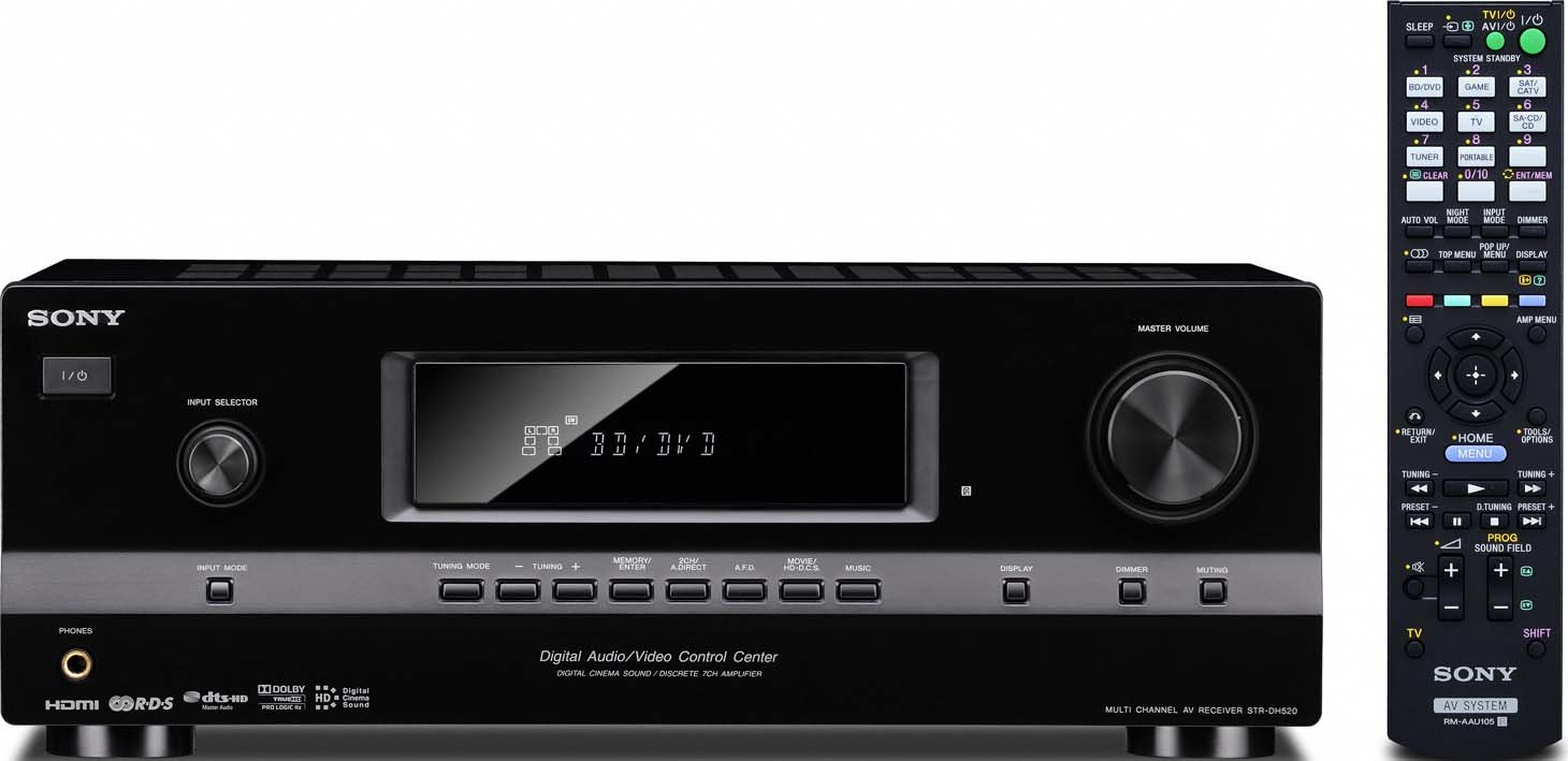 Sony STR-DH520 7.1 Channel DH Series 3D A/V Receiver : Amazon.co