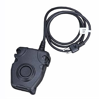 サバゲー、ヘッドセット2台（ICOM、PTTスイッチ込み Amazon | Hearangel PTTスイッチ U94 通信 タクティカルヘッド