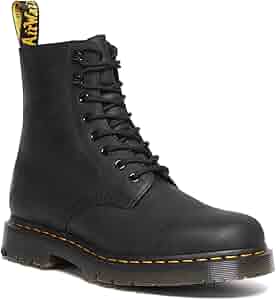 Dr. Martens 1460 Pascal WZ ブラック Women's Dr. Martens 1460 Pascal Max Leather Platform Boots