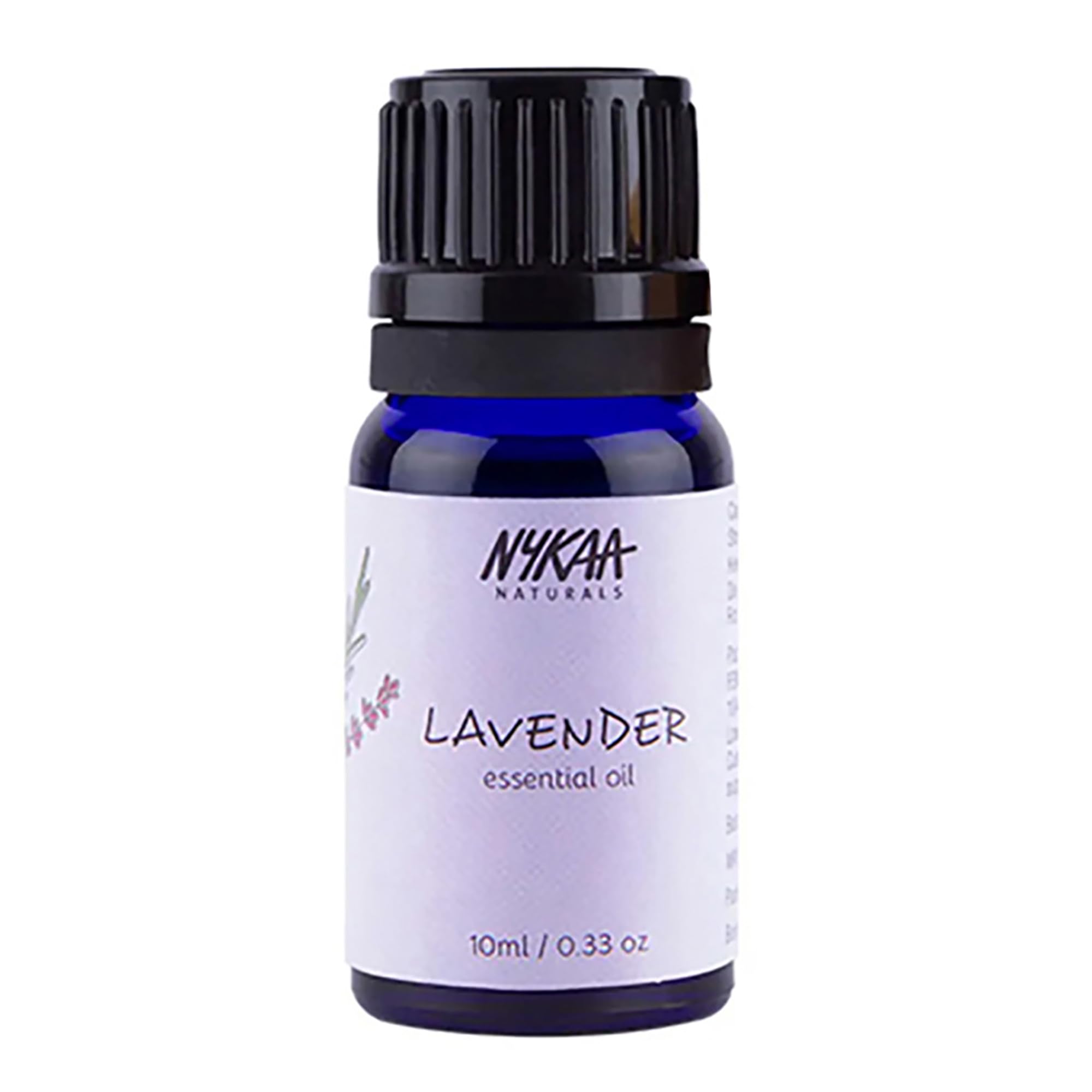 Nykaa Naturals Lavender Essential Oil, 10ml| Cold Pressed Essential Oil| Ideal for Skincare & Haircare| For Hair Growth & Scalp Treatment|For Moisturised Skin & Smooth Hair