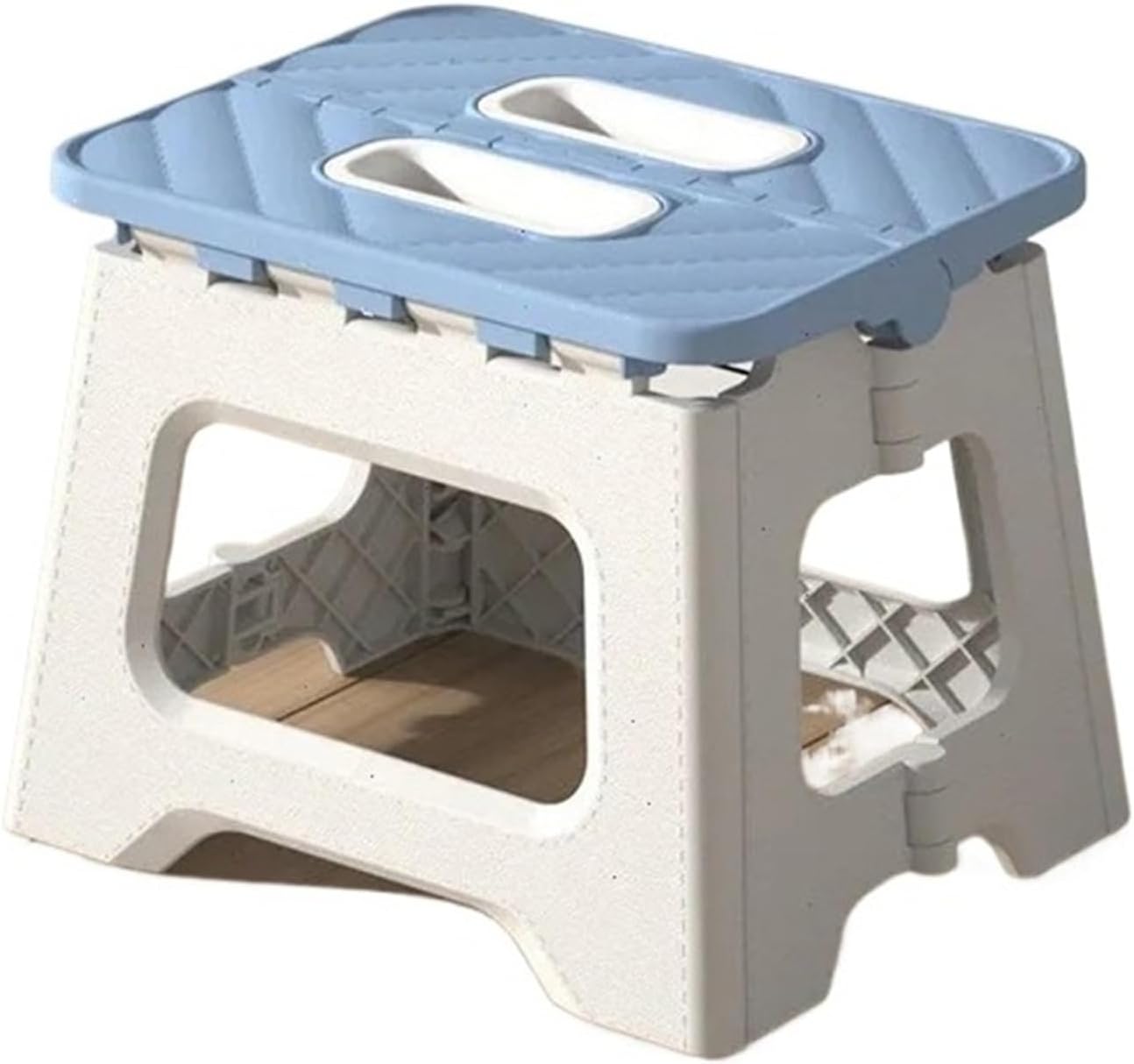 Folding Stool Chair Small Home Daily Shoe Changing(Grey)