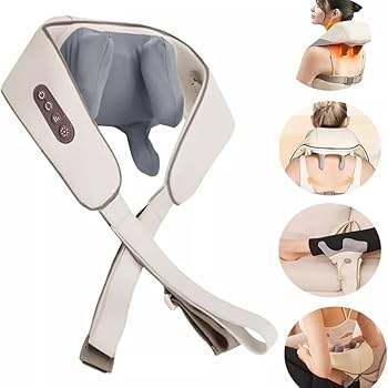 Massageador Pescoço e Ombros, Massagem Terapêutica, Aparelho Portátil e Recarregável | Amazon.com.br