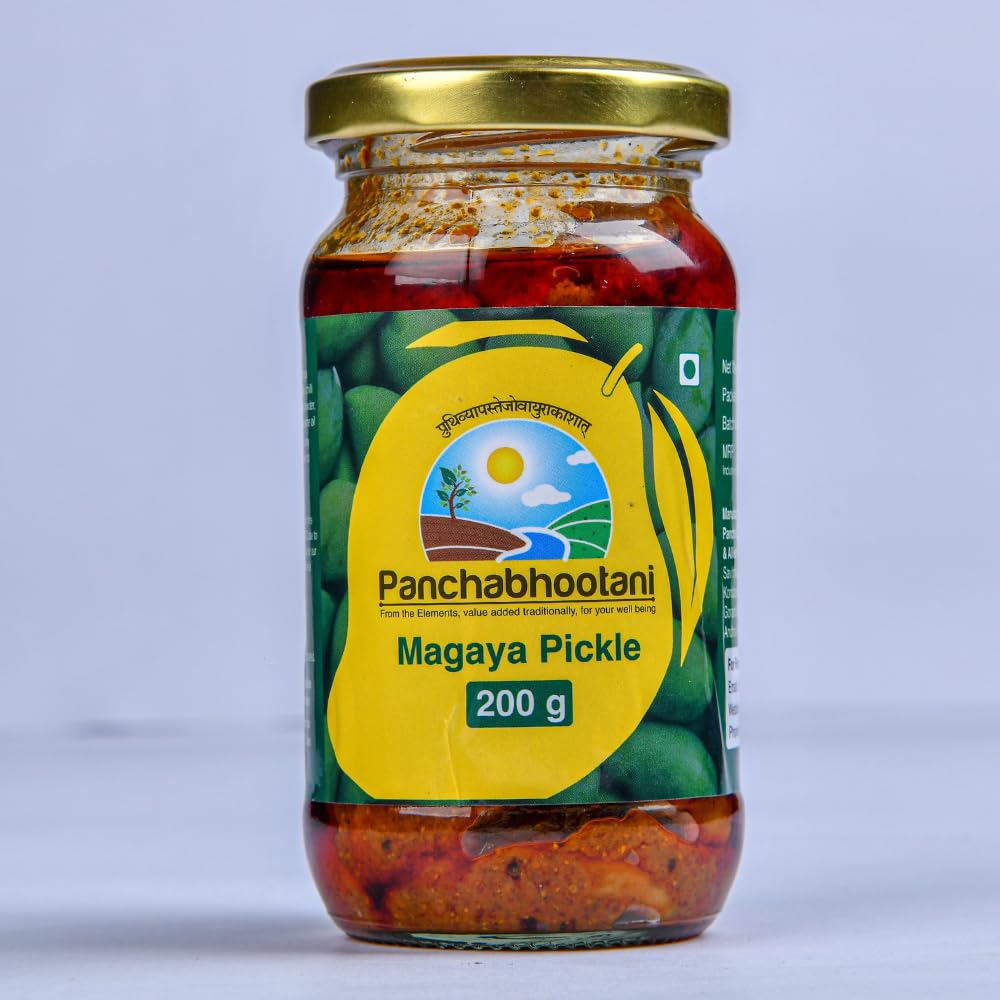 Panchabhootani Magaya Mango Pickle 200g | Prepared from Fresh Green Mango | Blended with Traditional Spices | Authentic Tangy Flavor | No Added Preservatives | Additives & Color. (B0DG5N2QYV) Amazon Price History, Amazon Price Tracker